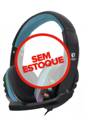 Headset Gamer RGB Azul - (PS5, PS4, XBOX e PC)
